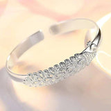 Luxury Peacock Bracelet For Women Open Party Wedding Jewelry Gift - Gemstone Gold