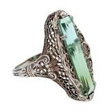 Luxury Vintage Gemstone Ring Women Anniversary Jewelry - Gemstone Gold