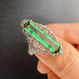 Luxury Vintage Gemstone Ring Women Anniversary Jewelry - Gemstone Gold