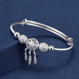 Multilayer Lucky Bead Bracelets 925 Sterling Woman Charm Party Jewelry - Gemstone Gold