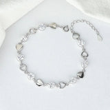 Multilayer Lucky Bead Bracelets 925 Sterling Woman Charm Party Jewelry - Gemstone Gold