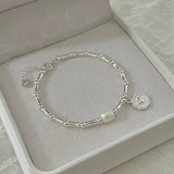 Multilayer Lucky Bead Bracelets 925 Sterling Woman Charm Party Jewelry - Gemstone Gold