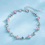 Multilayer Silver Beads Bracelets For Women Luxury Wedding Jewelery - Gemstone Gold