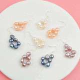 Natural Freshwater Pearl Jewelry Set Necklace Bracelet Earrings Women Jewelry - Genuine - Gemstone