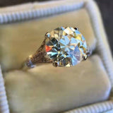 Natural Sapphire Women Ring Bridal Wedding Engagement Jewelry - Genuine - Gemstone