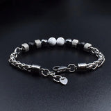 Natural Stone Beaded Bracelet For Women Men Tiger Eye Bracelets Jewelry - Gemstone Gold