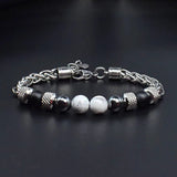 Natural Stone Beaded Bracelet For Women Men Tiger Eye Bracelets Jewelry - Gemstone Gold