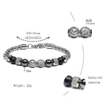 Natural Stone Beaded Bracelet For Women Men Tiger Eye Bracelets Jewelry - Gemstone Gold