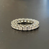 Promise Eternity Silver Ring Women for Women Jewelry - Genuine - Gemstone