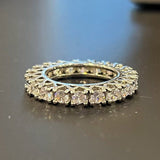 Promise Eternity Silver Ring Women for Women Jewelry - Genuine - Gemstone