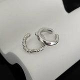 Punk Non - Piercing Cuff Earrings for Women Ear Clip Earring Jewelry Party - Gemstone Gold