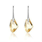 Purple Gemstone Stud Earrings 925 Sterling Silver Women's Wedding Jewelry - Genuine - Gemstone