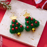 Red Heart Ruby Stud Earrings For Women Girl Wedding Festival Jewelry - Gemstone Gold