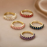 Red Ruby Golden Ring for Women Wedding Party Jewelry - Genuine - Gemstone