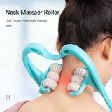 Relief Of Fatigue In The Whole Body Neck Massager Strong Kneading For Comfortable - Gemstone Gold