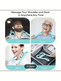 Relief Of Fatigue In The Whole Body Neck Massager Strong Kneading For Comfortable - Gemstone Gold