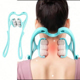 Relief Of Fatigue In The Whole Body Neck Massager Strong Kneading For Comfortable - Gemstone Gold