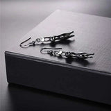 Round Cute Pet Dangle Earrings Love Gift Animal Accessories Statement Jewelry - Gemstone Gold