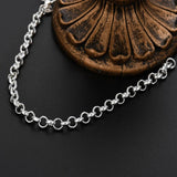 Silver Circle 4MM Chain Bracelets for Women Man Jewelry Wedding Party Christmas - Gemstone Gold