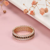 Unique 585 Rose Gold Ring For Women Wedding Jewelry - Genuine - Gemstone