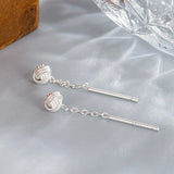 Vintage Crystal Round Stud Earrings Wedding White Zircon Jewelry - Gemstone Gold