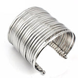 Vintage Cuff Bangles for Women Bracelet Luxury Party Jewelry - Gemstone Gold