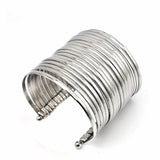 Vintage Cuff Bangles for Women Bracelet Luxury Party Jewelry - Gemstone Gold