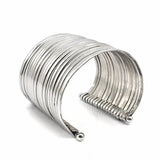 Vintage Cuff Bangles for Women Bracelet Luxury Party Jewelry - Gemstone Gold