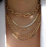 Vintage Multi - Layer Boho Necklace Gold For Women Pearl Pendant Jewelry - Gemstone Gold