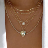 Vintage Multi - Layer Boho Necklace Gold For Women Pearl Pendant Jewelry - Gemstone Gold