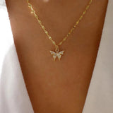 Vintage Multi - Layer Boho Necklace Gold For Women Pearl Pendant Jewelry - Gemstone Gold