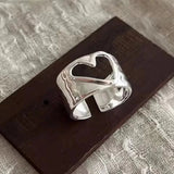 Vintage Silver Chain Ring For Women Fine Jewelry For Party Birthday Gift - Gemstone Gold