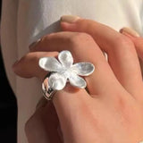 Vintage Silver Chain Ring For Women Fine Jewelry For Party Birthday Gift - Gemstone Gold