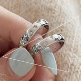Vintage Silver Chain Ring For Women Fine Jewelry For Party Birthday Gift - Gemstone Gold