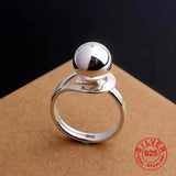 Vintage Silver Chain Ring For Women Fine Jewelry For Party Birthday Gift - Gemstone Gold