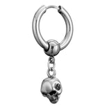 Vintage Silver Skull Earrings for Women Jewelry - Genuine - Gemstone
