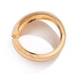 Vintage Wide Cuff Bangles Punk Gold Spring For Women Bracelets Jewelry - Gemstone Gold