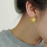 Watch Chain Earrings for Women Silver Jewelry - Gemstone Gold