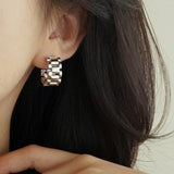 Watch Chain Earrings for Women Silver Jewelry - Gemstone Gold