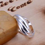 Women Silver Ring Lady Wedding Women 925 Sterling Jewelry Lover Gift - Gemstone Gold