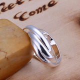 Women Silver Ring Lady Wedding Women 925 Sterling Jewelry Lover Gift - Gemstone Gold