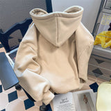 Zip Up Hoodie for Men and Women Full Gothic Sweatshirt Hip Hop Jacket Coat Tops - Genuine - Gemstone