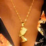 Queen Women Necklace Gold for Vintage Jewelry