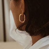 Vintage Hoop Earring For Woman Party Wedding Pendant Jewelry