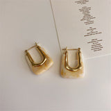 Vintage Hoop Earring For Woman Party Wedding Pendant Jewelry