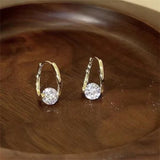 Vintage Hoop Earring For Woman Party Wedding Pendant Jewelry
