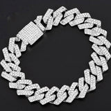 Luxury White Gold Billing Watch Bracelet Women Anniversary Jewelry