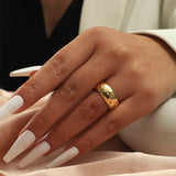 Luxury 18K Cross Ring Women Wedding Engagement Jewelry