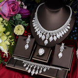 Vintage Green Emerald Jewelry Set For Women Wedding Jewelry Party Gift