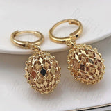 Cherry Long Drop Earrings Women Wedding Jewelry